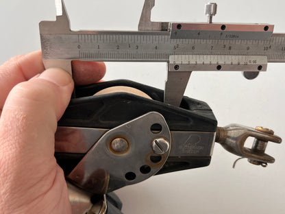 Rutgerson vioolblok + klem max 11 mm lijn