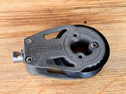 Lewmar Racing 1 schijfs blok 60 mm