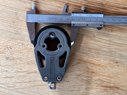 Lewmar Racing 1 schijfs blok 60 mm