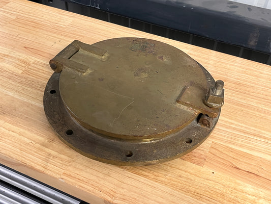 Bronzen patrijspoort 37 cm / 20 KG