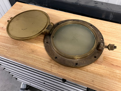 Bronzen patrijspoort 37 cm / 20 KG