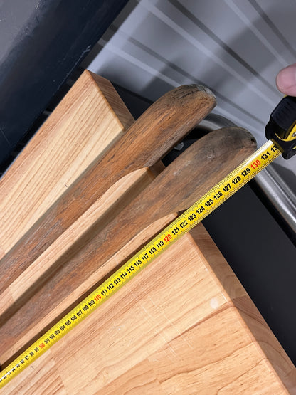 Houten handrailing 3 grepen 130 cm