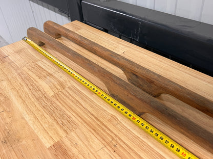 Houten handrailing 3 grepen 130 cm