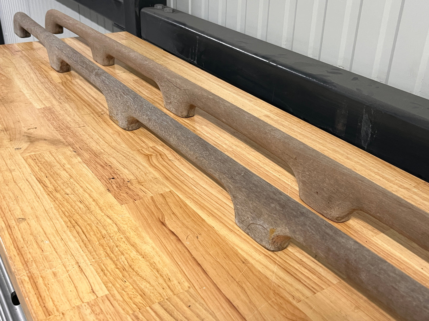 Houten handrailing 4 grepen 142 cm