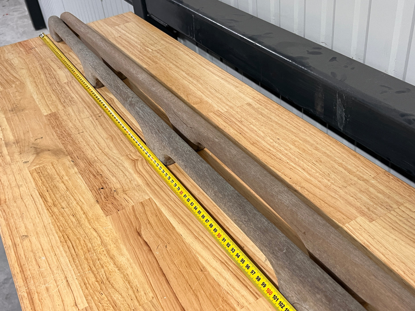 Houten handrailing 4 grepen 142 cm