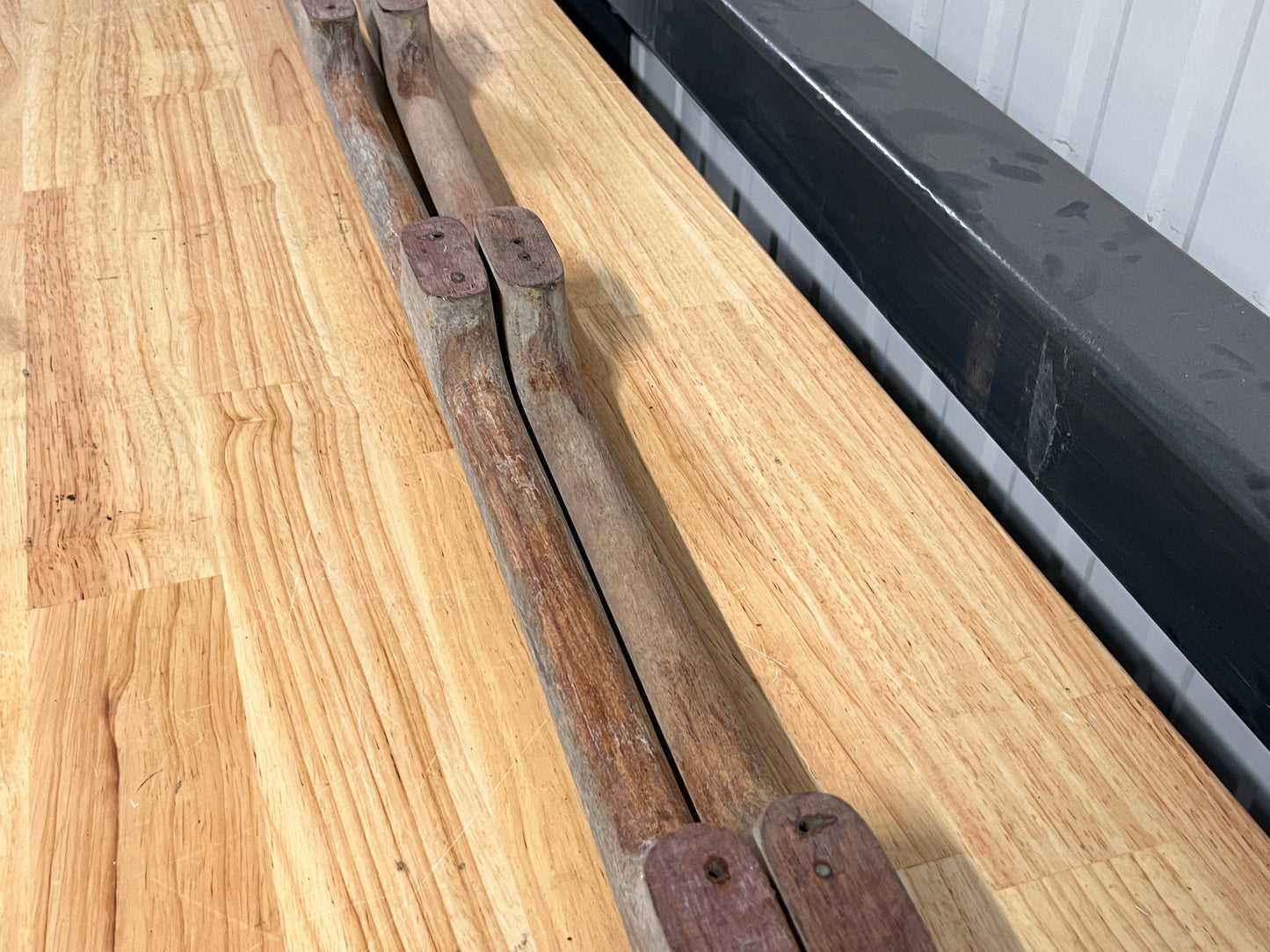 Houten handrailing 4 grepen 142 cm