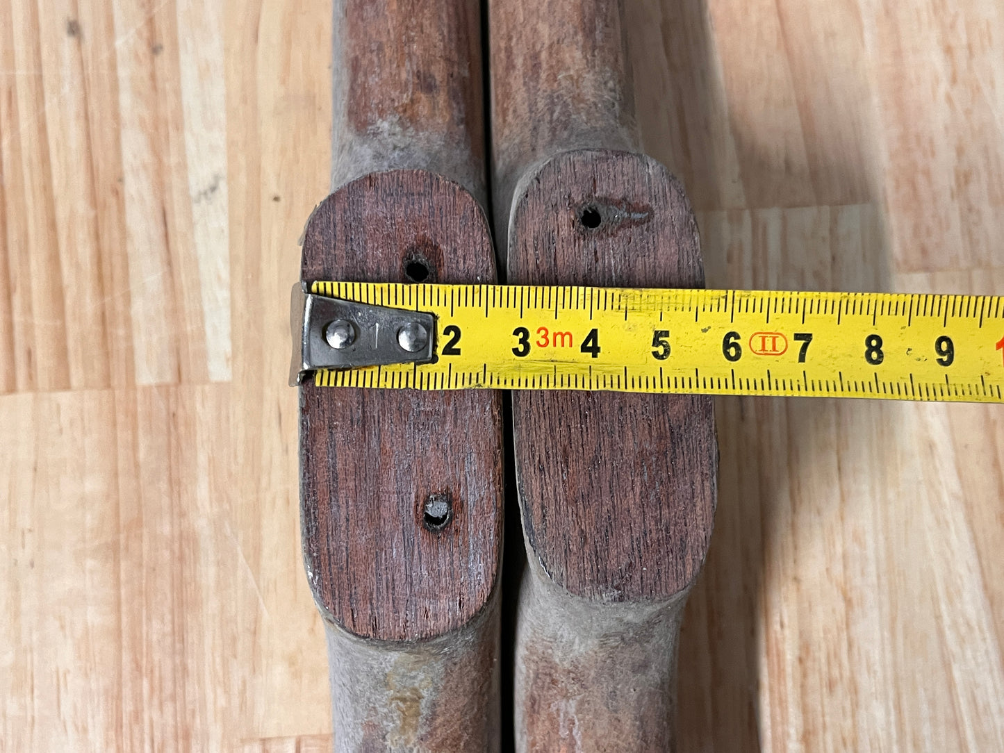 Houten handrailing 4 grepen 142 cm