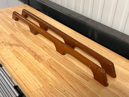 Houten handrailing 3 grepen 83 cm