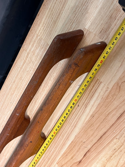 Houten handrailing 3 grepen 83 cm