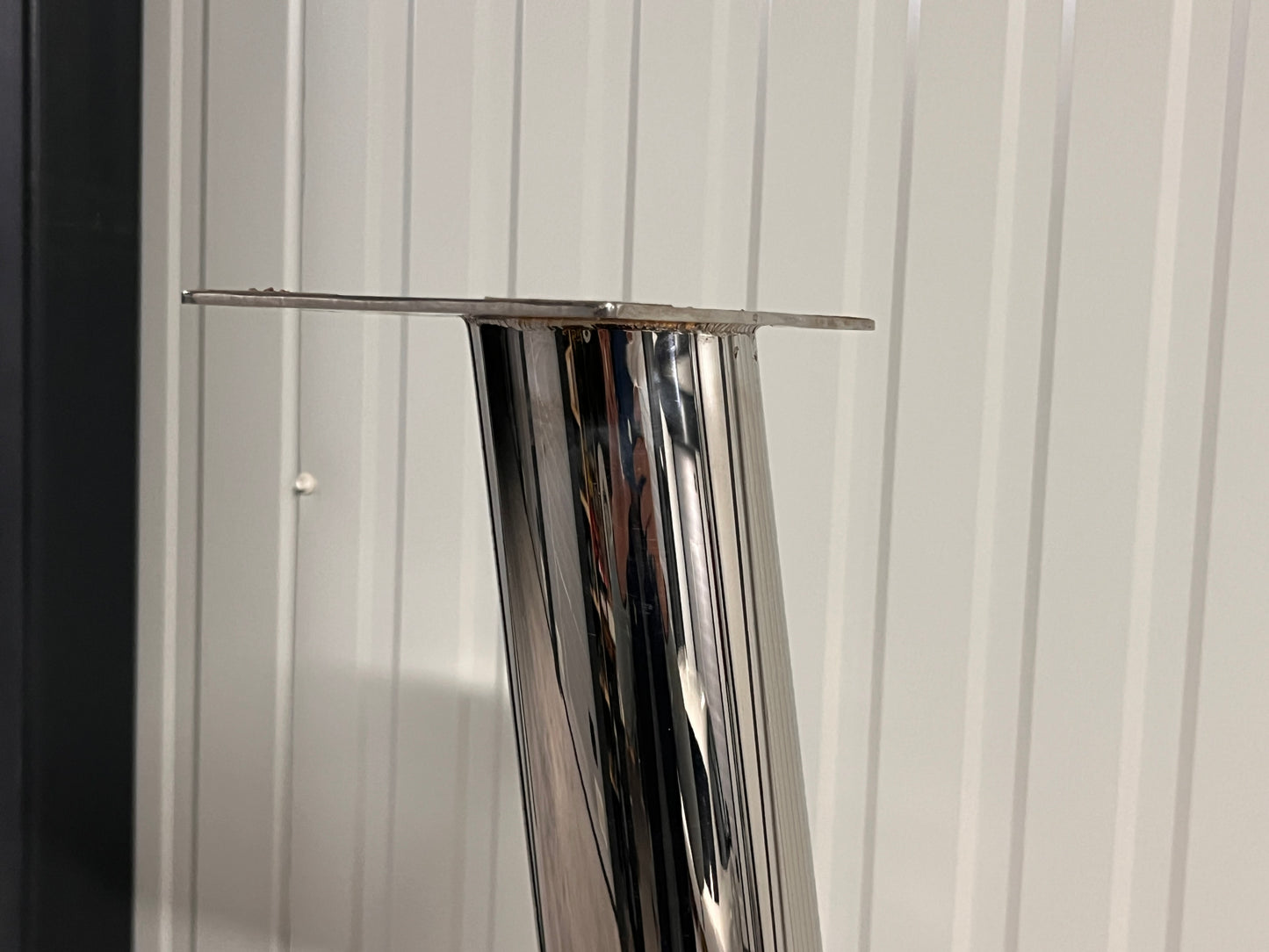 RVS tafelpoot 72 cm hoog