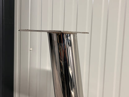 RVS tafelpoot 72 cm hoog