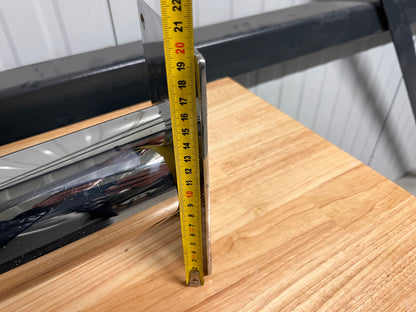 RVS tafelpoot 72 cm hoog