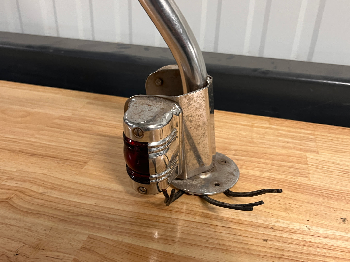 RVS beugel met 3 kleuren licht