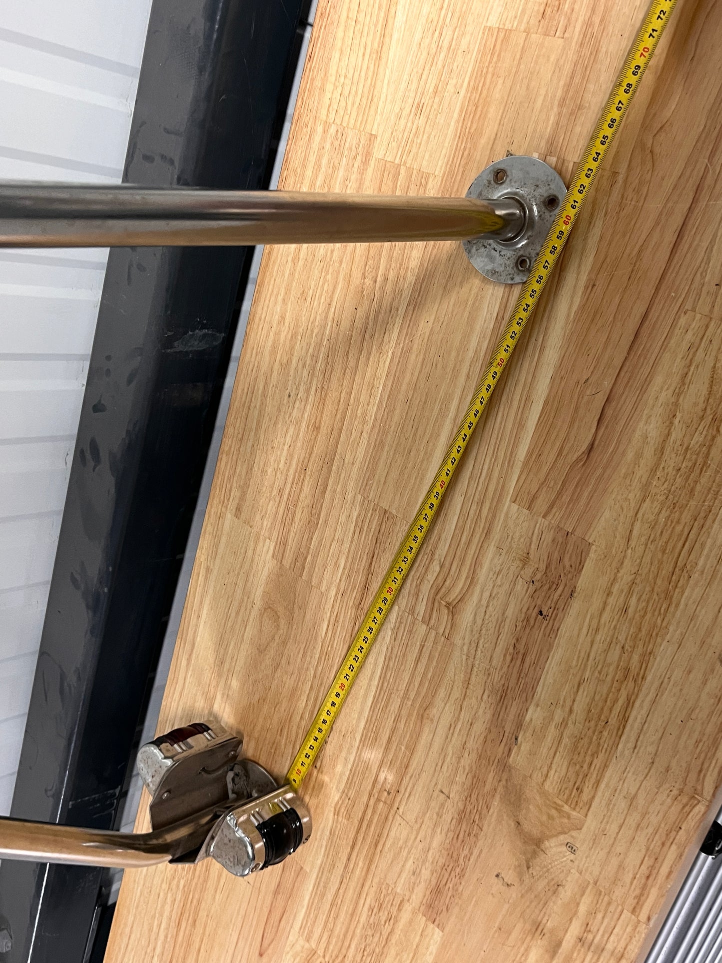 RVS beugel met 3 kleuren licht