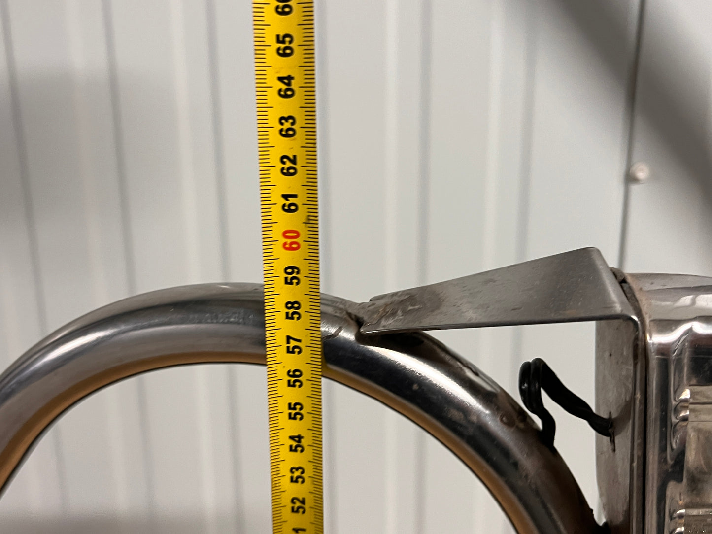 RVS beugel met 3 kleuren licht