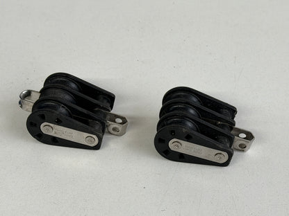 2 x Barton 3 schijfs blok 30 mm tot 8 mm