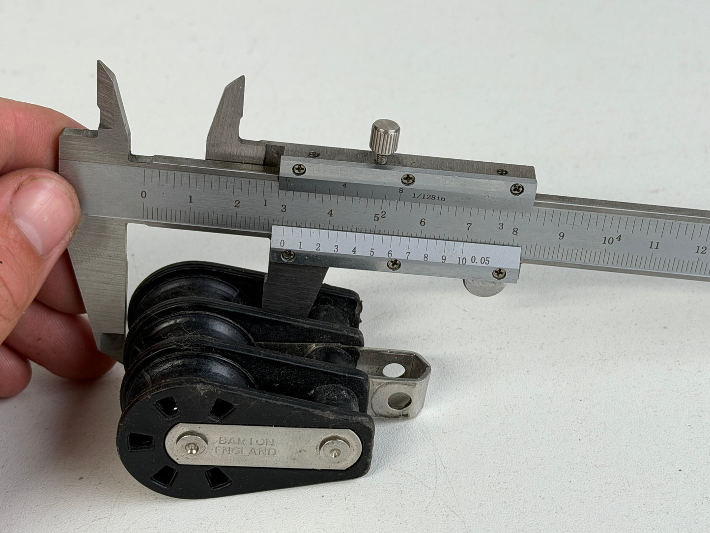 2 x Barton 3 schijfs blok 30 mm tot 8 mm