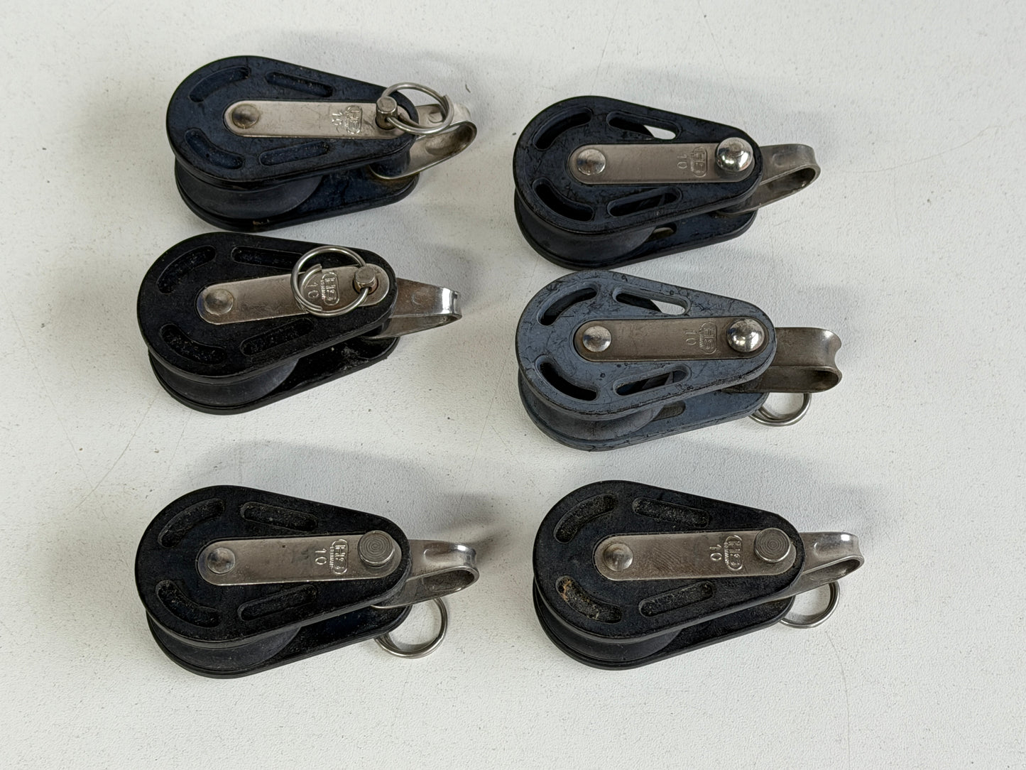 Sprenger 1 schijfs blok 35 mm tot 10 mm lijn met beugel