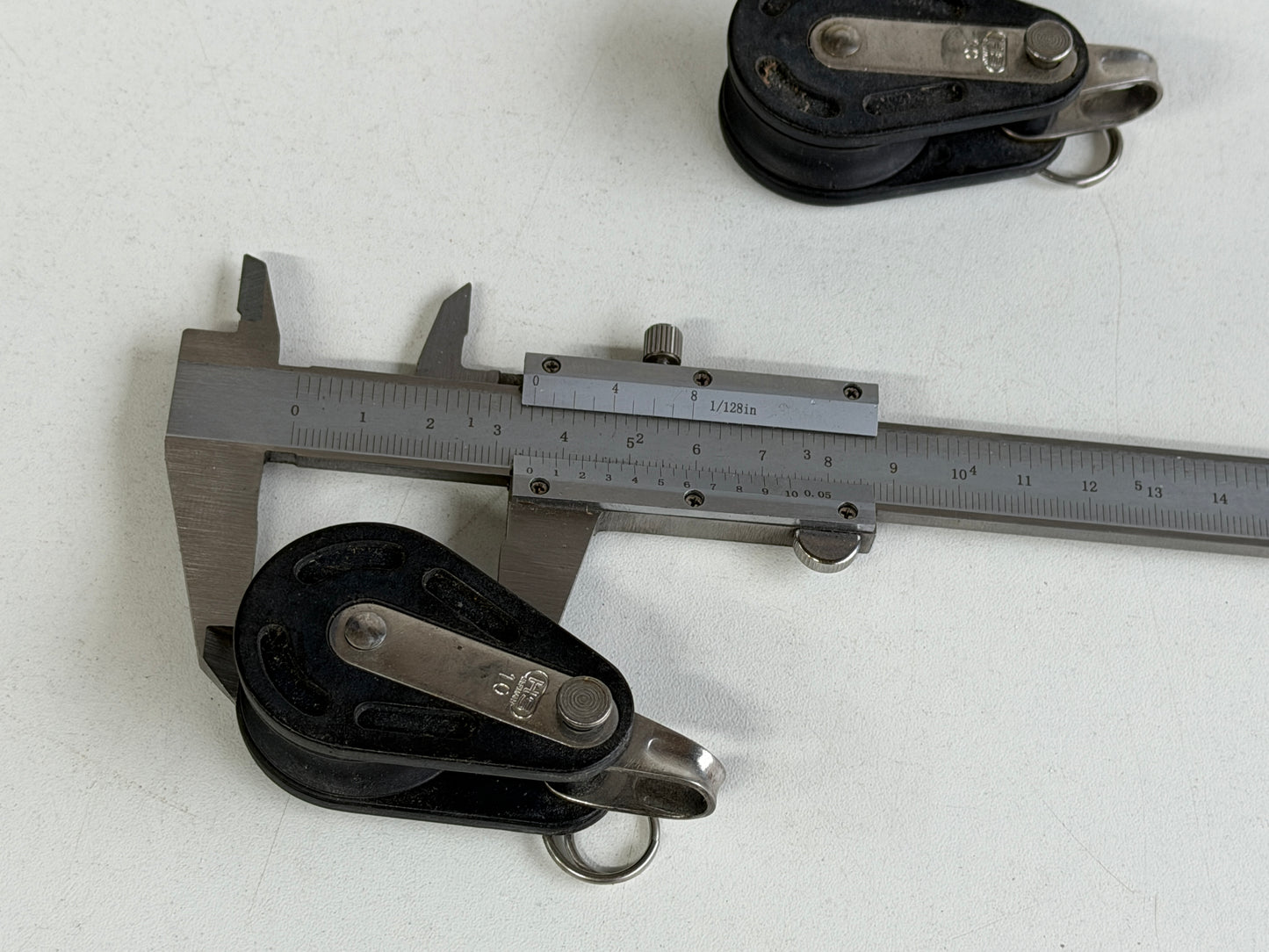 Sprenger 1 schijfs blok 35 mm tot 10 mm lijn met beugel