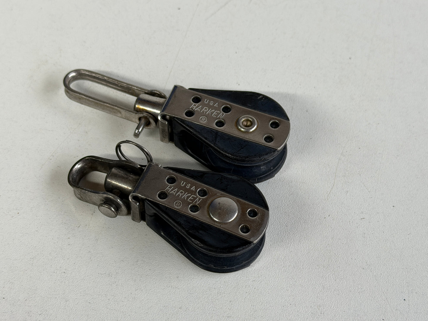 Harken 1 schijfs blok 29 mm tot 8 mm lijn gelagerd