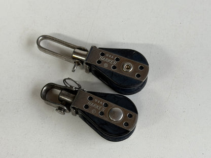 Harken 1 schijfs blok 29 mm tot 8 mm lijn gelagerd
