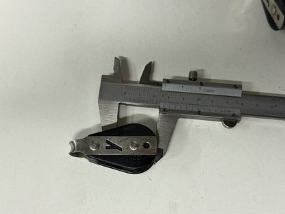 Y 1 schijfs blok 27 mm tot 8 mm lijn gelagerd met beugel