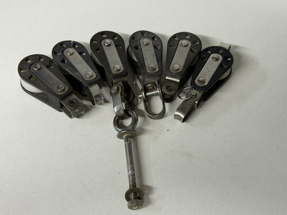 6 Barton 1 schijfs blokjes 30 mm tot 8 mm lijn