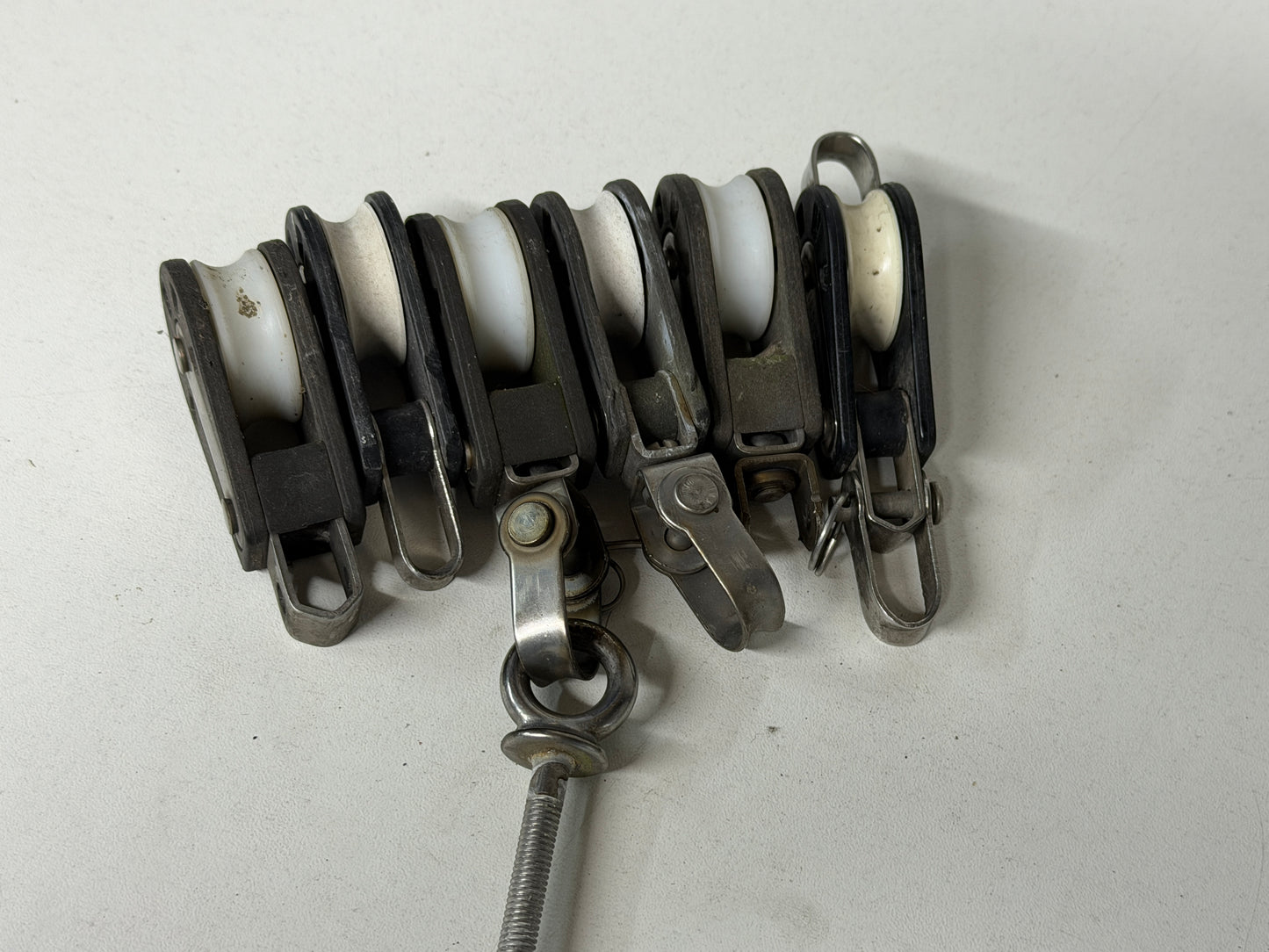 6 Barton 1 schijfs blokjes 30 mm tot 8 mm lijn