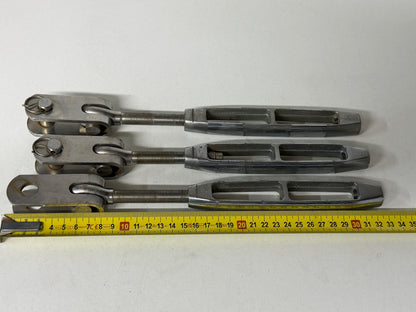 Blue Wave open-body 1/2" UNF wantspanners met fork terminal