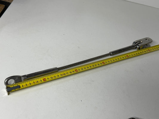 Petersen Stainless verstagingsterminal met RVS staaldraad 8 mm