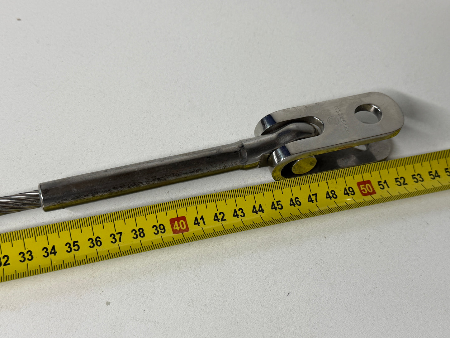 Petersen Stainless verstagingsterminal met RVS staaldraad 8 mm