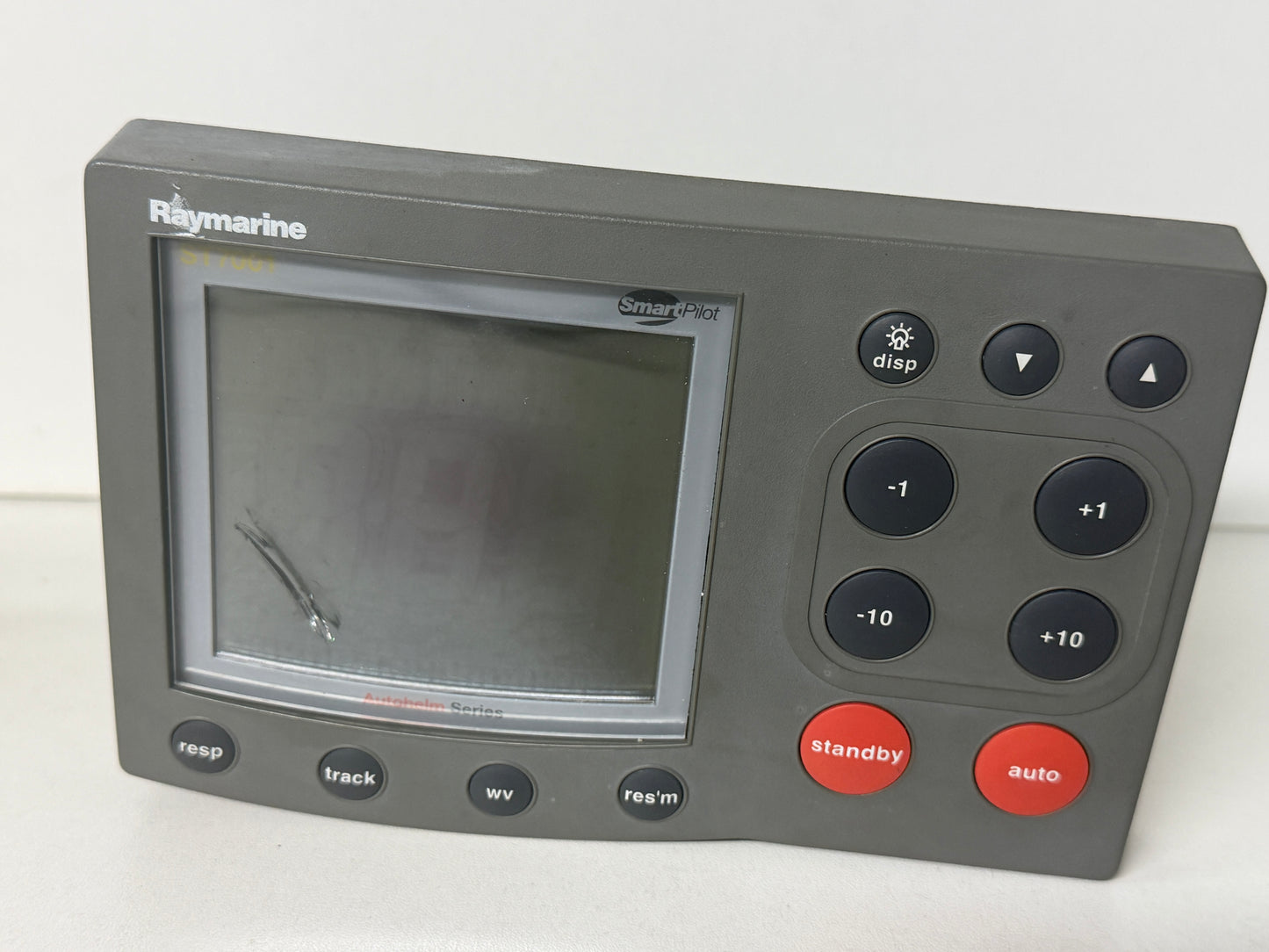 Raymarine Smart Pilot ST7001 met barstje en vlek in scherm