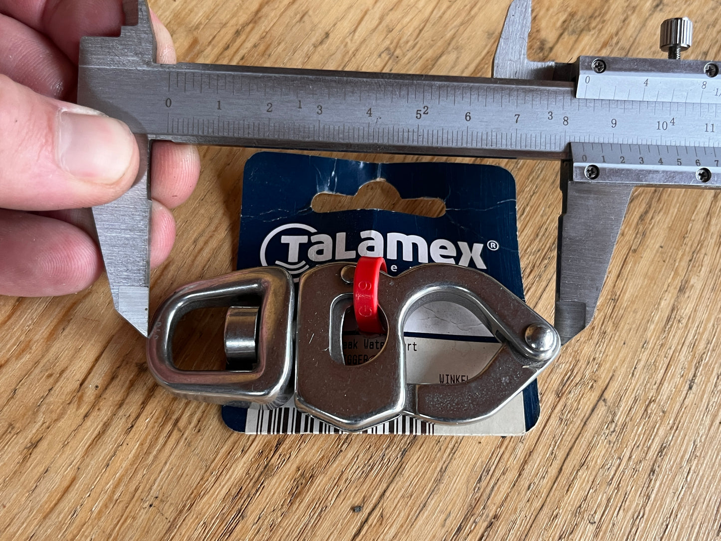 Snap-shackle / Snapsluiting  met trekkeropening 85 mm