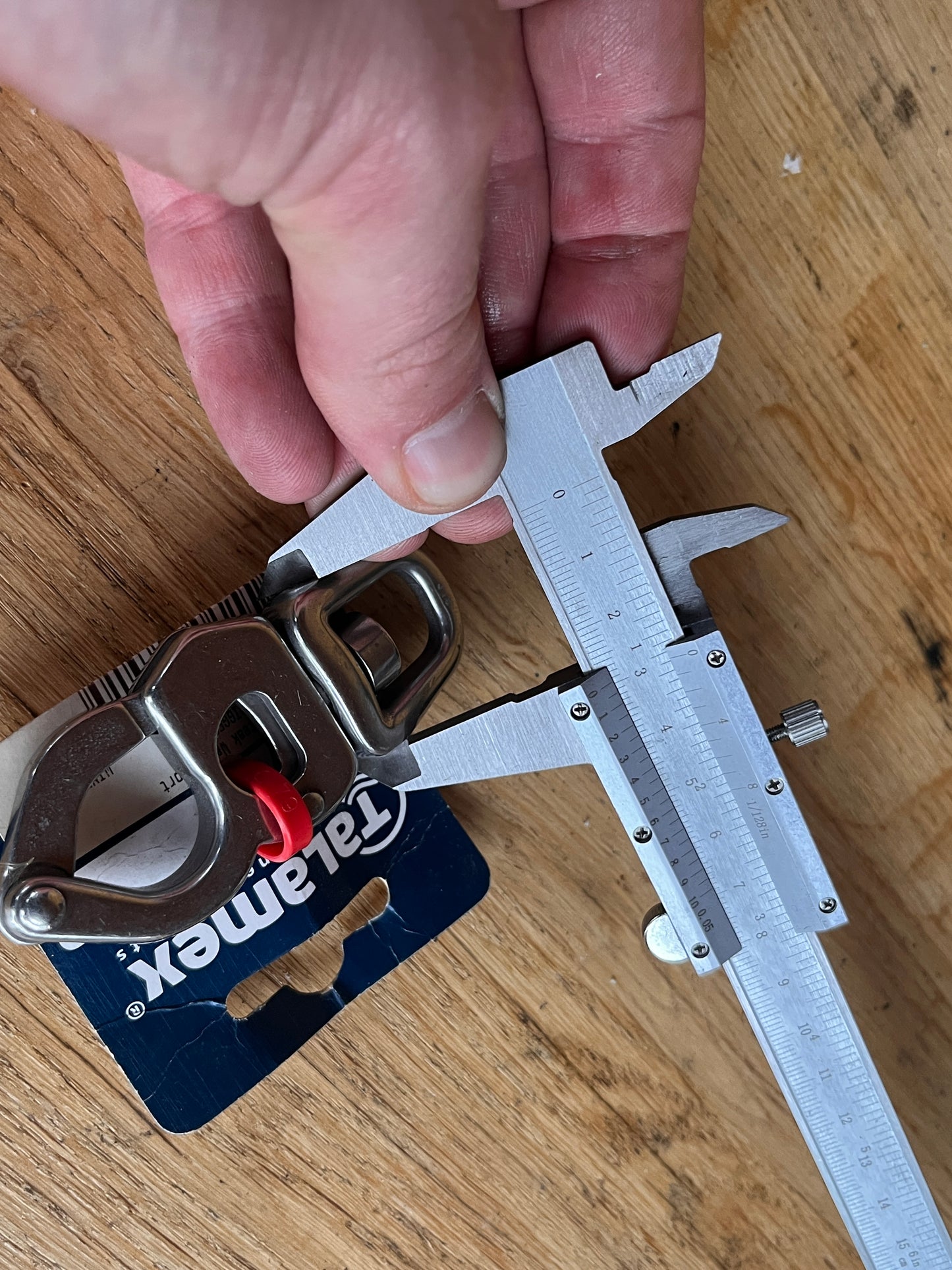 Snap-shackle / Snapsluiting  met trekkeropening 85 mm