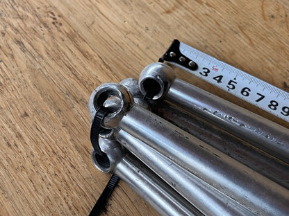 6 aluminium scepters 70 cm