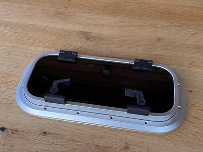 Gebo klappend rechthoekig patrijspoort / raam 395 x 200 mm