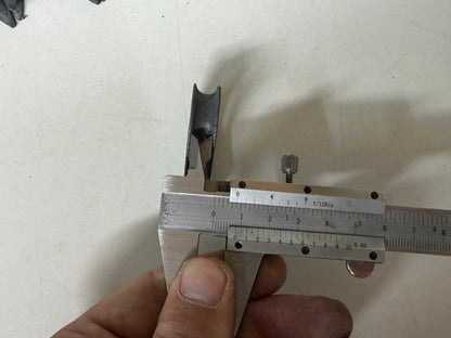 7 x stalen puntkous 8 mm
