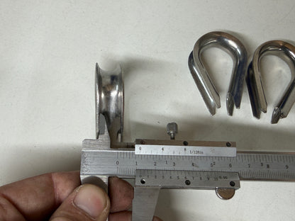 12 x stalen puntkous 5 mm