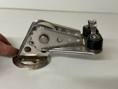 1 schijfs blok 39 mm tot 11 mm met klem draaibaar