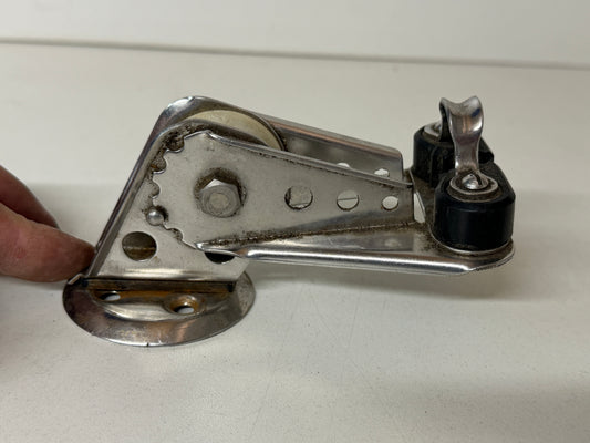 1 schijfs blok 39 mm tot 11 mm met klem draaibaar