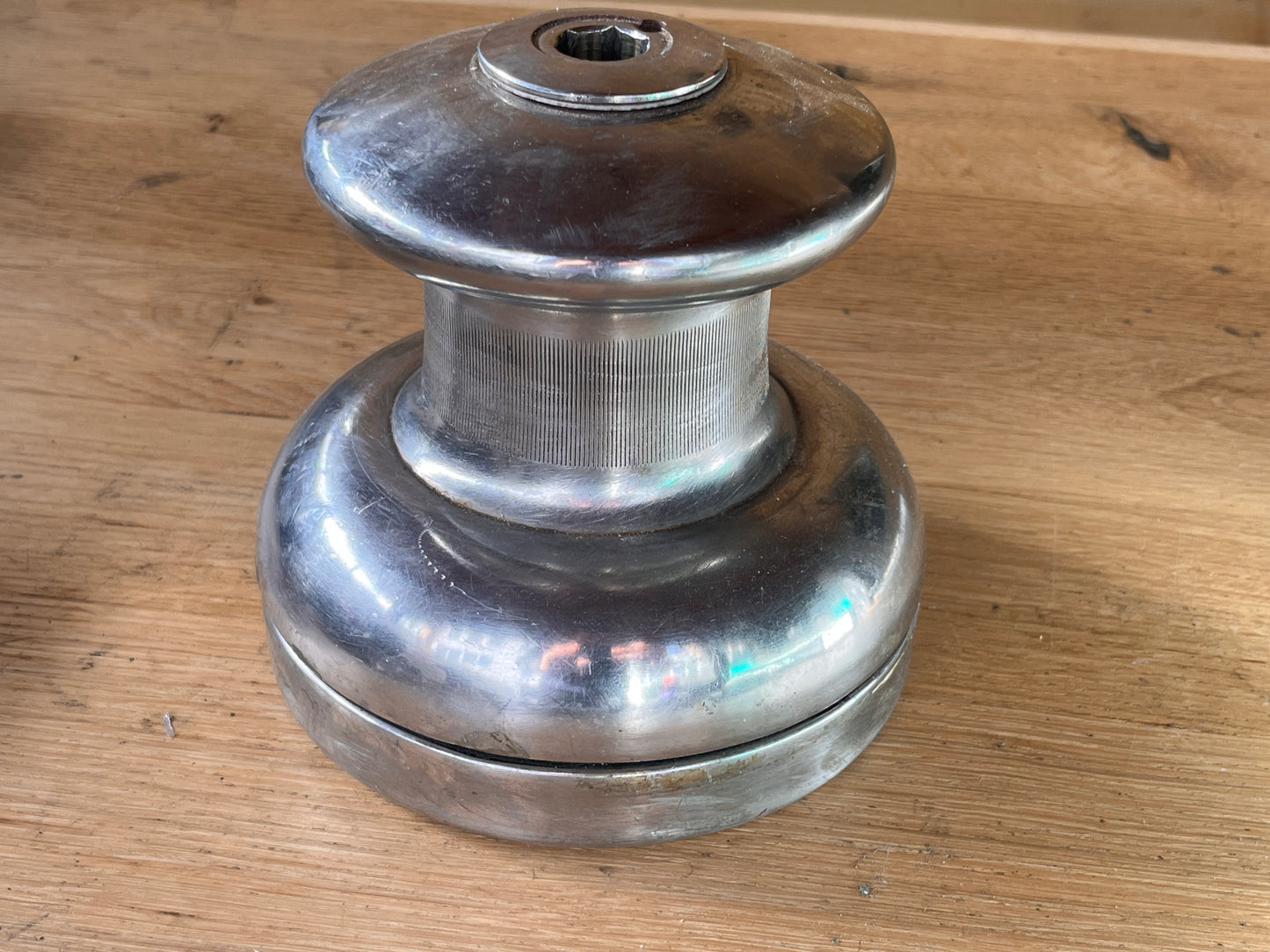 Klassieke two speed lier RVS