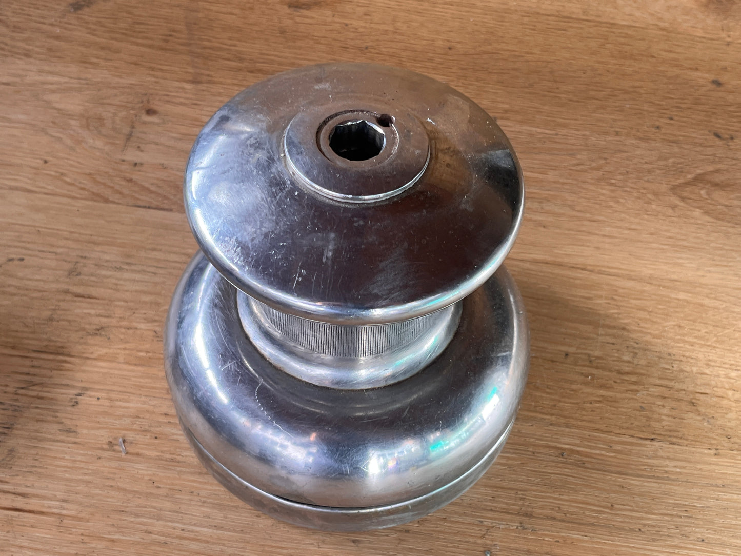 Klassieke two speed lier RVS