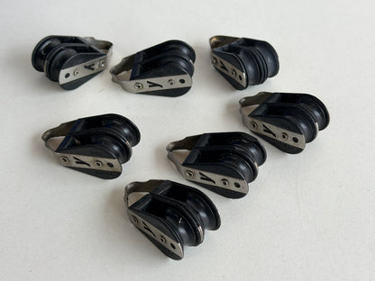 Y 2 schijfs blok 29 mm tot 8 mm lijn, gelagerd