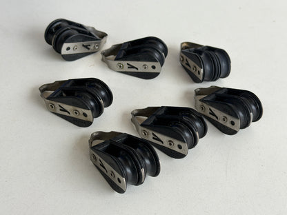 Y 2 schijfs blok 29 mm tot 8 mm lijn, gelagerd