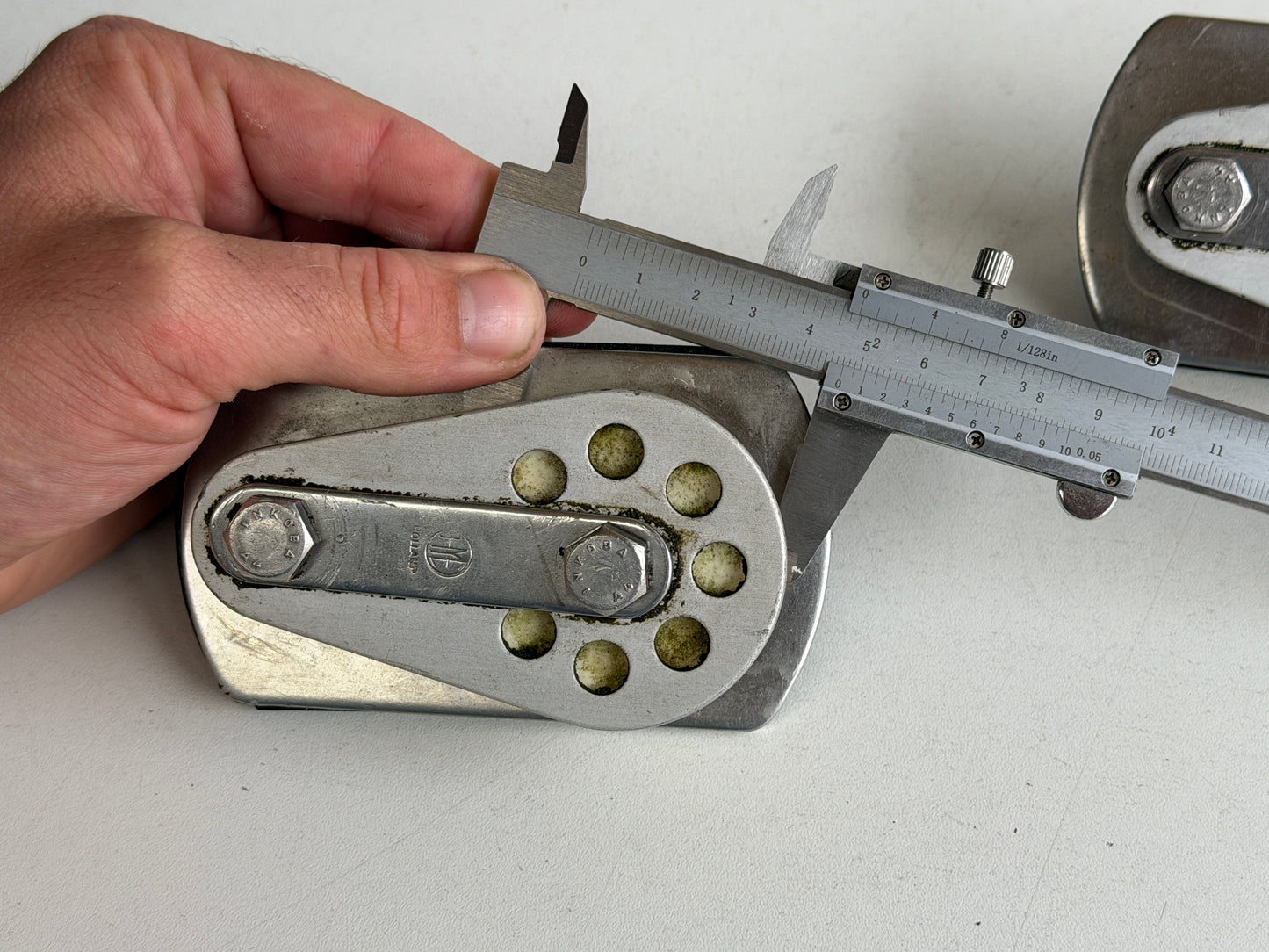HYE rvs schildpadblok 47 mm tot 13 mm lijn