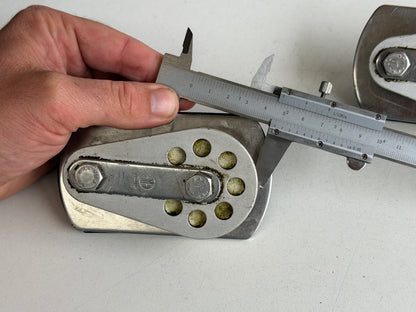 HYE rvs schildpadblok 47 mm tot 13 mm lijn
