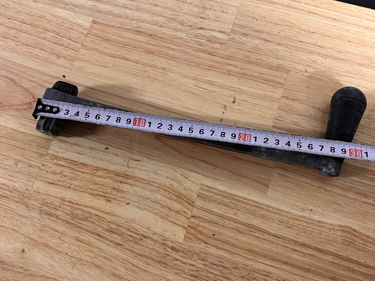 Gibb lierhendel met lock 30 cm