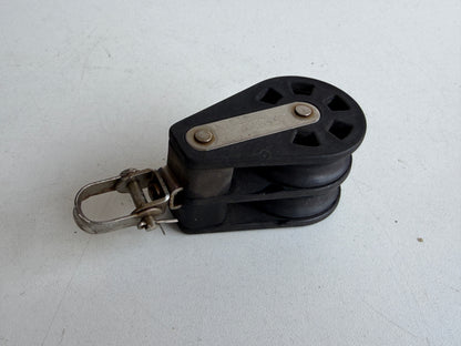 Barton 2 schijfs blok 45 mm tot 10 mm lijn, gelagerd
