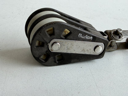 Barton 2 schijfs blok 35 mm tot 7 mm lijn, gelagerd