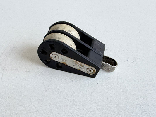 Barton 2 schijfs blok 35 mm tot 9 mm lijn met beugel